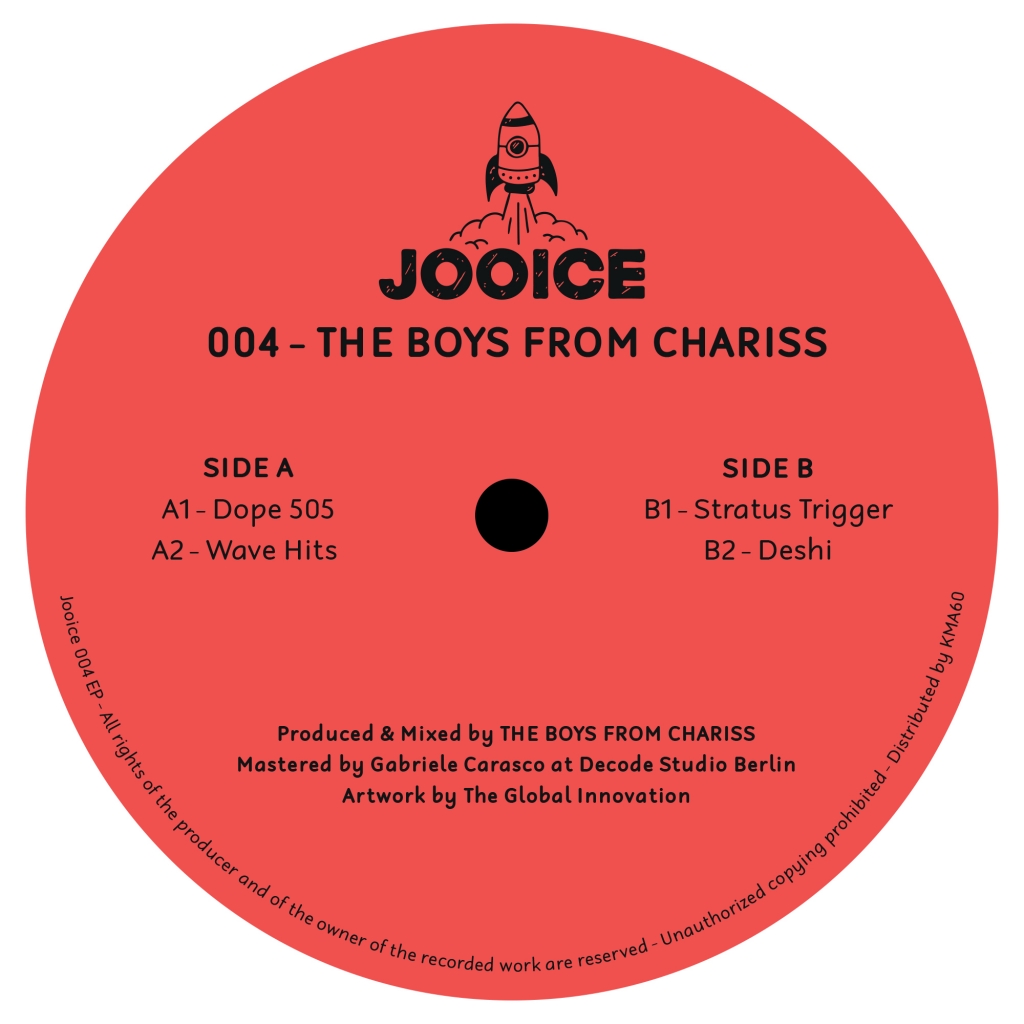 ( JOOICE 004 ) THE BOYS FROM CHARISS - Jooice 004 (12") Jooice
